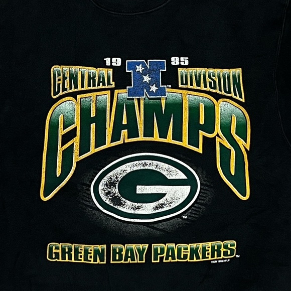 Green Bay Packers Vintage 1995 NFL Football Pullover Sweatshirt - Picture 2 of 5
